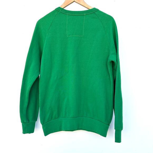 Aviator Nation Never Stop Chasing Rainbows Crewneck Sweatshirt Green Small - Picture 7 of 8